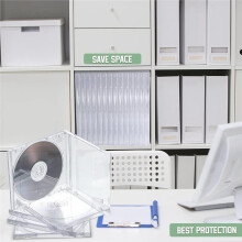 25 Stück 10,4 mm CD-Jewel-Hüllen Standard Single Clear CD-Hülle DVD-Cover Schutz Ersatz