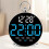 Multifunction Digital Wall Clock Date Week Timing Countdown 2 Alarm Large-Screen Desktop LED Alarm Clock Home Decor 3