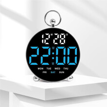 Multifunction Digital Wall Clock Date Week Timing Countdown 2 Alarm Large-Screen Desktop LED Alarm Clock Home Decor