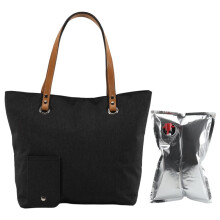 Wine Tote Bag, Beach Cooler for Travel Gift, Leakproof Insulated Purse Carrier with Hidden Spout Compartments