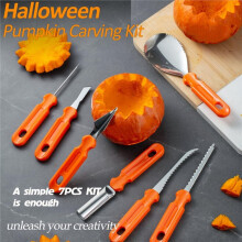10PCS Halloween Pumpkin Carving Tools Set Pumpkin Lantern DIY Carving Tools Clay Tools Cutting Pumpkin Hand Tools