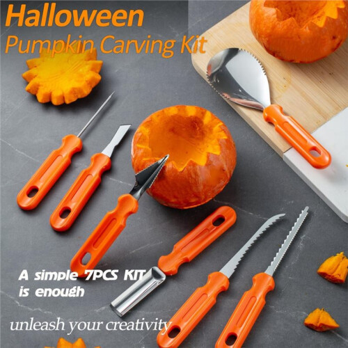 10PCS Halloween Pumpkin Carving Tools Set Pumpkin Lantern DIY Carving Tools Clay Tools Cutting Pumpkin Hand Tools
