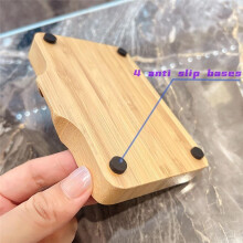 Bamboo Soap Dish Holder Tray, Wood Bar Soap Saver Self Draining Soap Case for Bathtub Hotel Home Decoration