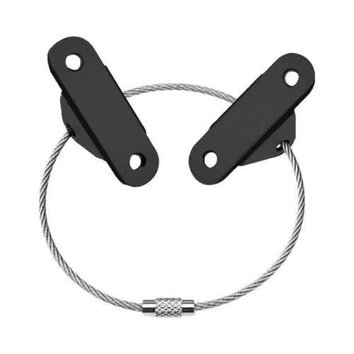 (Black, A Set) Sangles Anti-Chute Inox pour Meubles Bébé