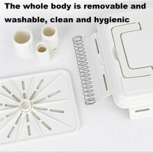 Pickle Container Rectangle Food Fermentation Storage Box for Home Kitchen Jar Airtight Pickle Press Keeper with Handle B