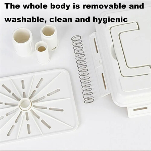 Pickle Container Rectangle Food Fermentation Storage Box for Home Kitchen Jar Airtight Pickle Press Keeper with Handle B