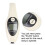 Skin Analyzer Digital LCD 3s Moisture & Oil White 3