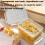 Pickle Container Rectangle Food Fermentation Storage Box for Home Kitchen Jar Airtight Pickle Press Keeper with Handle B 7
