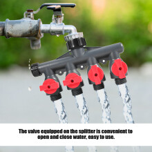 G3/4in Plastic Water Faucet Splitter Valve