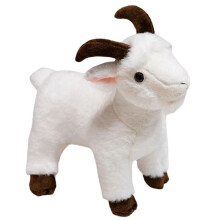Ranch Animal Series Weiche Süße Simulation Ziege Berg Lebensechte Plüschtierpuppe Kindergeschenk 40cm A
