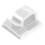 (White, 3M) 50pcs Strong Adhesive Cable Clips for Desk Car Wall 1