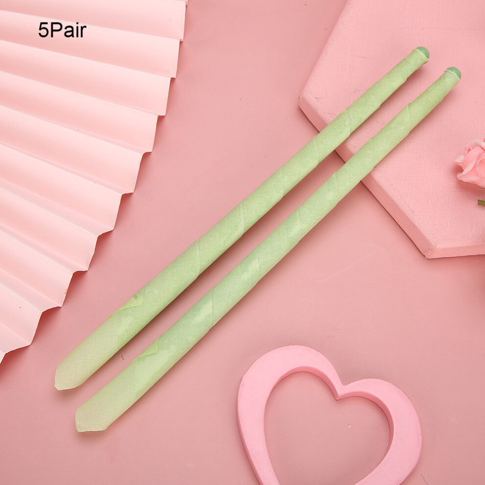 Green Nontoxic Ear Wax Candle Set - 5 Pairs, Ear Care Tool
