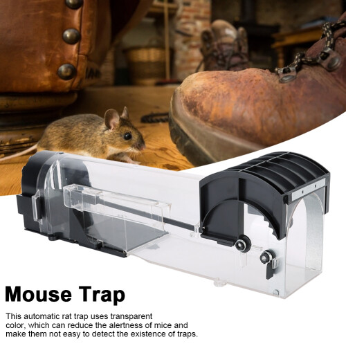 Household ABS Automatic Mousetrap Cage, 31.4cm, Bait Capture