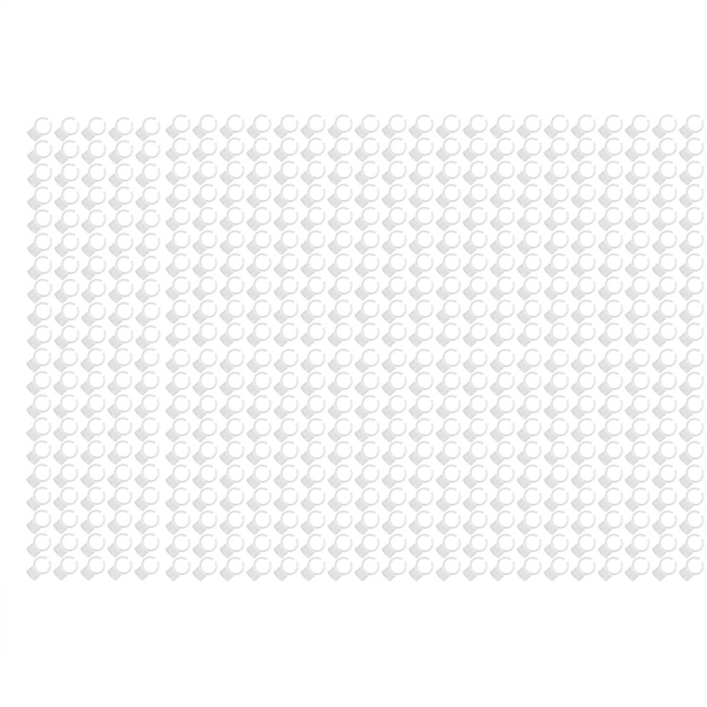 Disposable Tattoo Ink Rings 500pcs Mid Size Plastic for Pigments