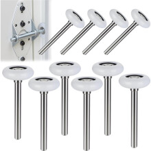 10 Stück 7"-Schaft, 2" Abgedichtete Nylon-Garagentorrollen für Den Gewerblichen Einsatz, Verwendung Von 6200 Doppeldichtungen, Präzisionslager für