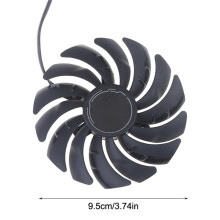 Video Card Fan for MSI GeForce RTX 3070 3060 3060Ti VENTUS 2X OC 95mm PLD10010S12HH GPU Cooling Fan Replacement
