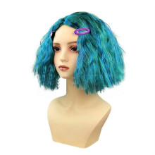 (Mu Mu) Disgust Green Wig for Cosplay & Halloween