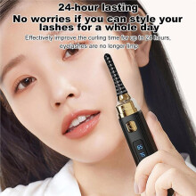 USB Rechargeable Eyelash Curler, Thermal Eyelash Curler with Curling Clip, Fast Heating, Long-Lasting Curling B