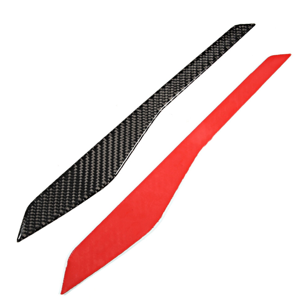 2Pcs Carbon Fiber Center Console Trim For Ford Explorer 2013-2018 7681389325774