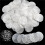 Round Capiz Shells, 100 Pcs Capiz Shells and 100 Pcs Shell Garland Strings Bulk with 2 Holes, 2" Blank Shell Pendants 2
