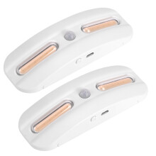 2 COB USB-Licht 502030 600mAh 12  4,5 cm Lila-Weiß