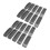 Environmentally Responsible PP Multipurpose Furniture Grips, Adhesive Cabinet Knobs for Quick Home Updates, Push Pull Sliding Helpers for Kitchen, 5