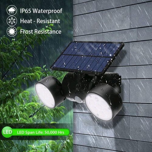 30 LED Solar Motion Sensor Outdoor Light, IP65, 2200mAh 2