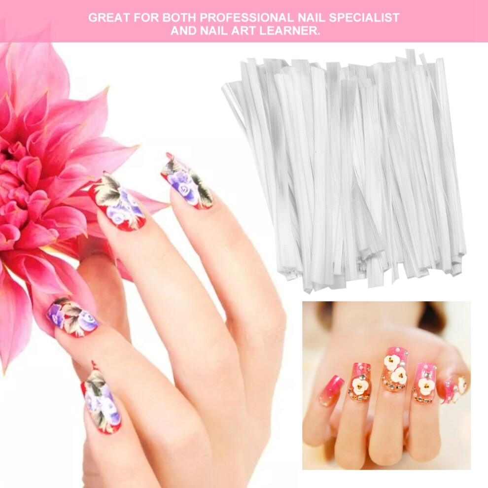 Nail Extension Fiberglass 50pcs Manicure Extend Form Acrylic Tips for Nail Art