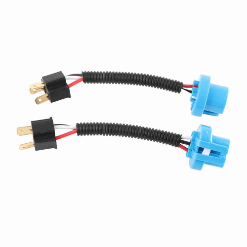 Set of 2 9007 to H4 Headlight Conversion Cable Headlamp Adapter 1