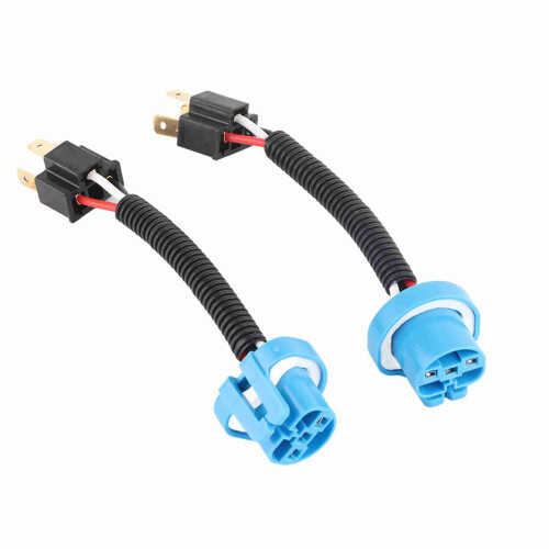 Set of 2 9007 to H4 Headlight Conversion Cable Headlamp Adapter 2