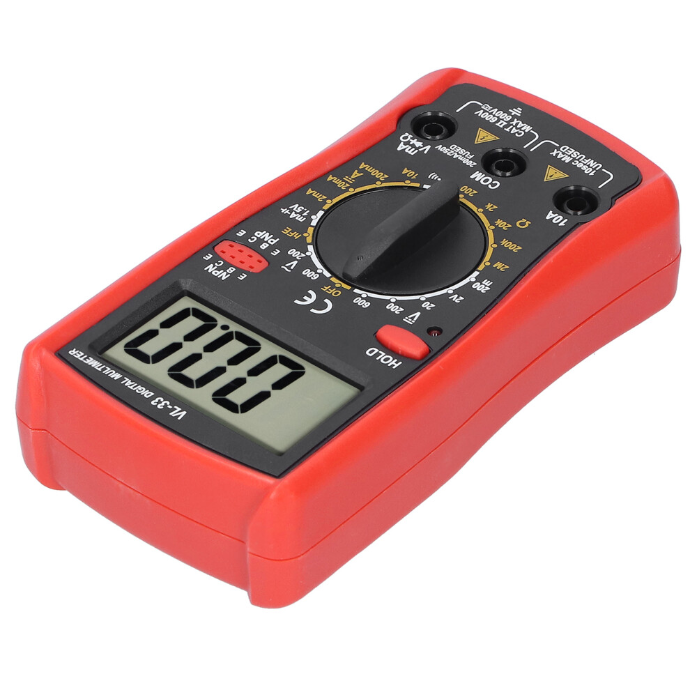 Digital Multimeter Lcd Voltage Resistance Current Tester 14X7.3x3.5cm 8421393347770