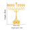 CastiçAl Elegante e Sofisticado para DecoraçãO de Mesa à Luz de Velas para Jantar, Dourado 8