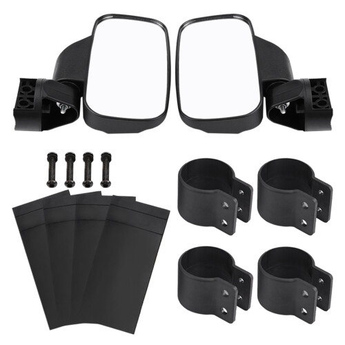Adjustable Convex Motorcycle Side Rear View Mirror for UTV 18.5x9.5cm 1