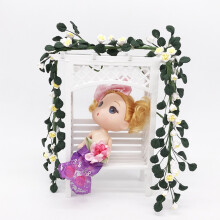 1:12 Puppenhaus Rosen Girlande lang