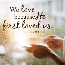 Bible Verse Wall Decal Religious Decor PVC Stickers 60x33cm