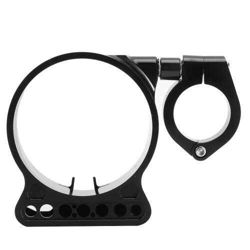 Black Aluminum Speedometer Bracket for 1.54in Fork Motorcycle Accessories 1