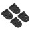 Round Edge Hinge Zinc Alloy180 Black4-Pack 2