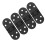 Round Edge Hinge Zinc Alloy180 Black4-Pack 4