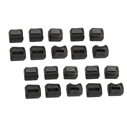 Silikonbenskydd för stolar, rektangulära, 20-pack 1
