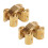 Copper Hidden Hinges180 Opening2pcs 6