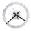 Simple Acrylic Wall Clock with Silent Movement, 10.5cm 2