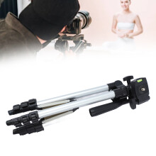 Verstellbares Aluminium-Kamera-Stativ mit Handyauslöser & Bluetooth-Fernbedienung, 102 cm