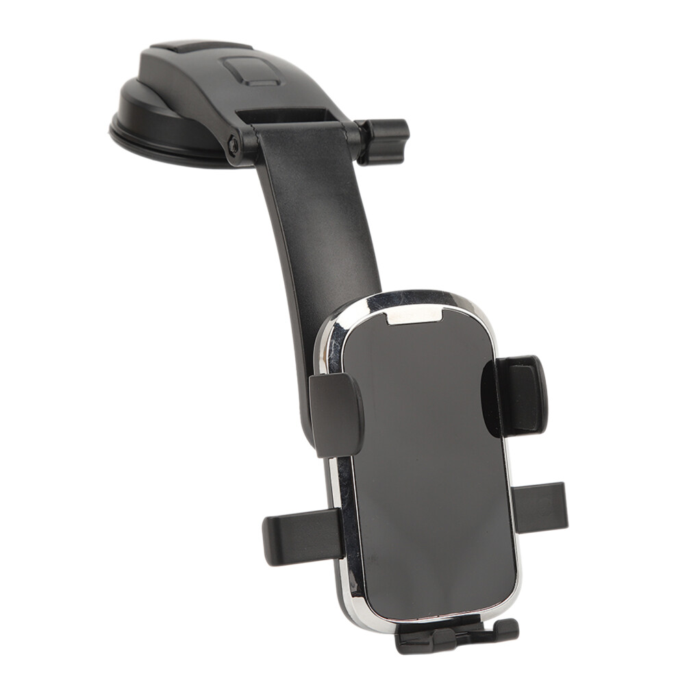 Suction Cup Phone Holder 360 Rotation Car Dashboard Stand Black 4601389333565