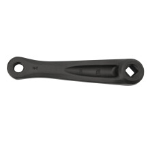 pedivella sinistra in alluminio da 152 mm, supporto per pedale, gamba della manovella