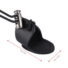Archery Thumb Finger Protector for Compound & Reflex Bows, Black, 5x4cm