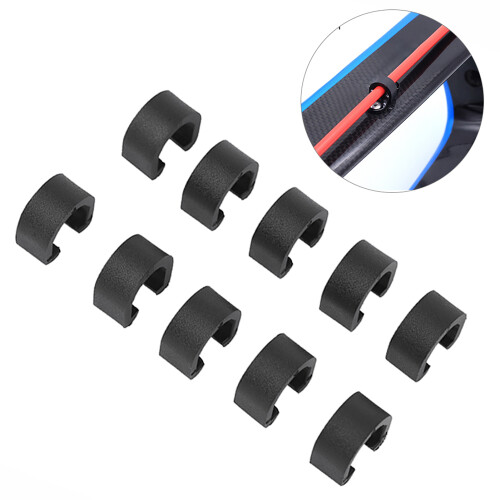 Plastic Brake Buckle C Clip for Bicycle Shift Cables 10 Pack