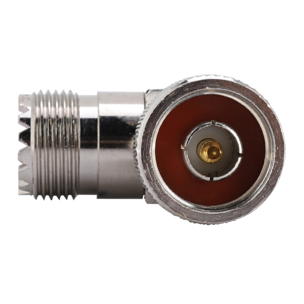 Rg58 Coax Adapter N Male To M Female Right Angle Uhf Rf Connector For Antennas 4931389336403