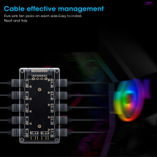 RGB Hub 10 Lüfter magnetisch