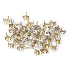 Perles à griffes en cristal Punk Spikes de 6 mm, strass scintillants pour loisirs créatifs, clous décoratifs à tête ronde, base argentée,