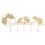 Wall Coat Rack in Ginkgo Leaf Design, Iron, 46cm 7